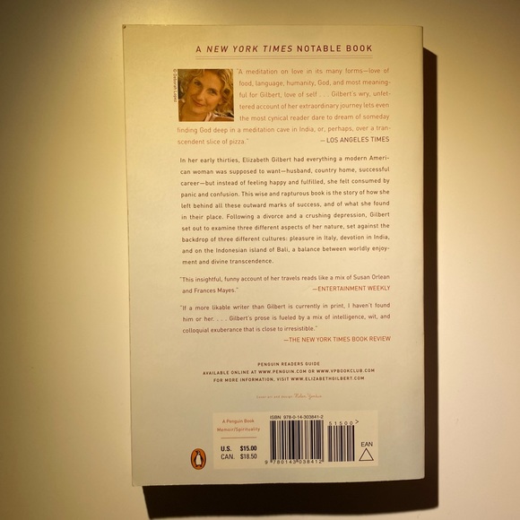 Eat Pray Love by Elizabeth Gilbert. Paperback. - Picture 4 of 7